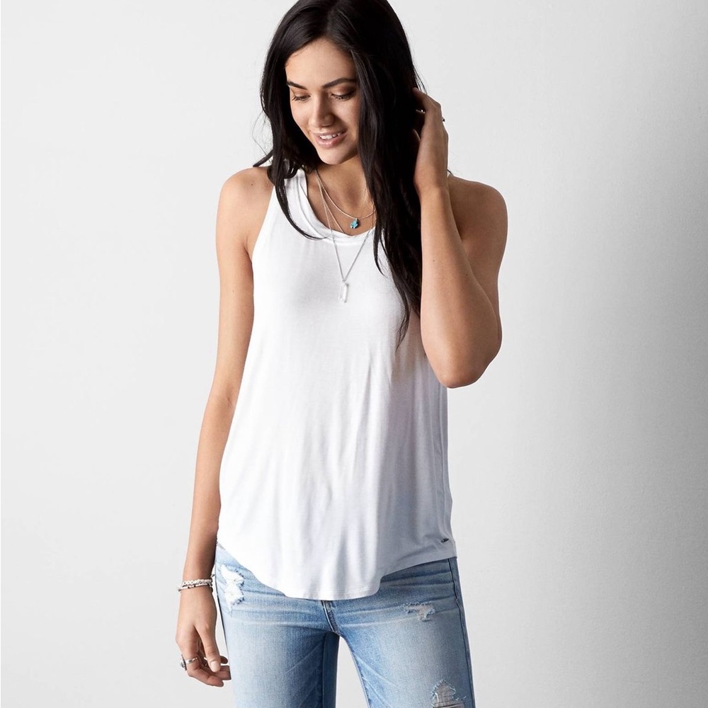 American Eagle Soft & Sexy Drapey Tank Top | Size Medium